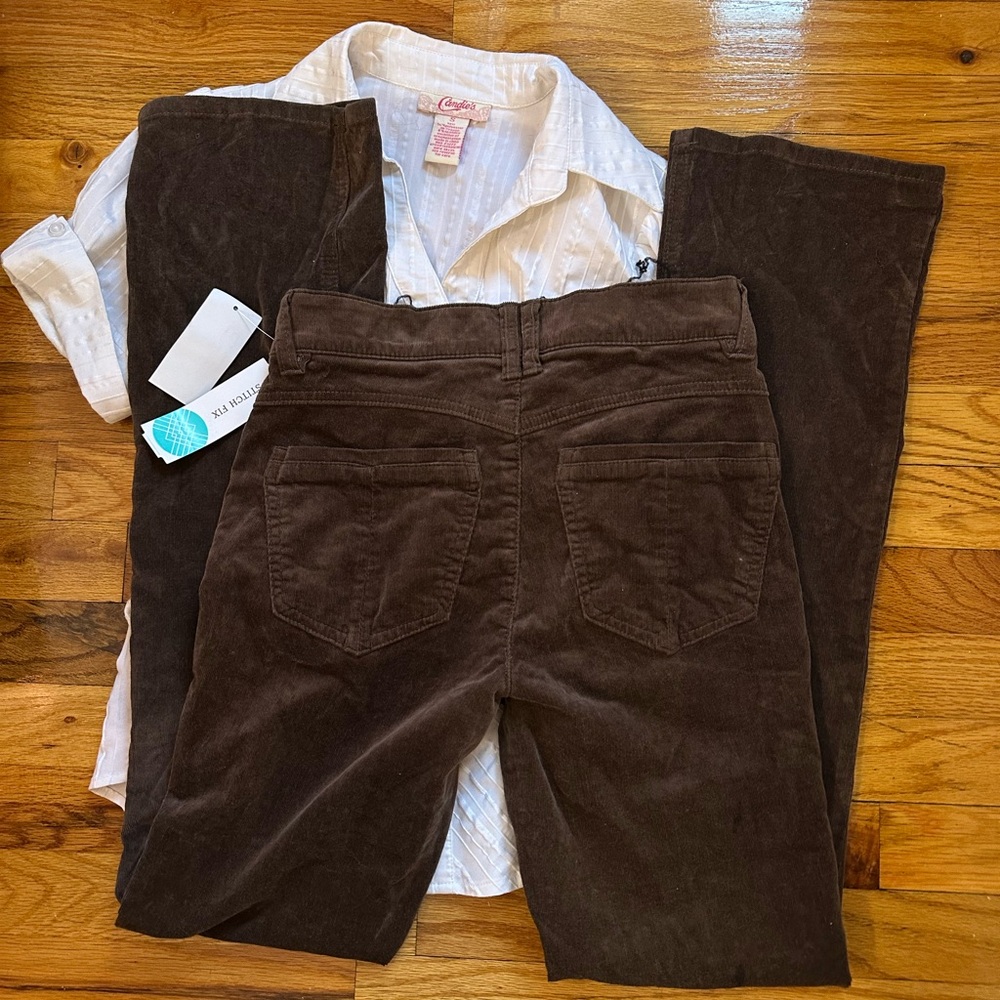 democracy absolution corduroy pant size 0